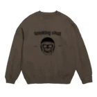 CHIBE86のスモーキングスカル 2024 Crew Neck Sweatshirt