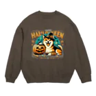 Naoki21のDOG x HALLOWEEN 02 Crew Neck Sweatshirt
