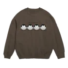 DECORの心くばりペンギン / なかよしver. Crew Neck Sweatshirt