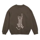 なごの飛び付き猫 Crew Neck Sweatshirt