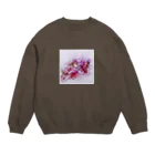 zarame_c5の涙がいっぱいで明日になったかわからないでいる(水彩) Crew Neck Sweatshirt