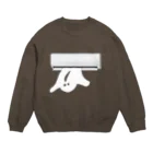 心のエアコンからなんか出ちゃってるやつ Crew Neck Sweatshirt