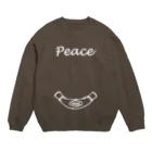 Bo tree teeのpeace （復刻版） Crew Neck Sweatshirt