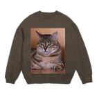 利志美のnyan2(ニャンタ) Crew Neck Sweatshirt