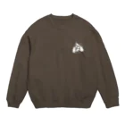 ウリボウ三世のalcohol  rider   【バイク.酒.ドクロ】 Crew Neck Sweatshirt