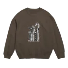 ウチダヒロコ online storeのチンアナゴ Crew Neck Sweatshirt