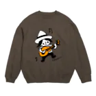 万枚ちゃんのアコギくん Crew Neck Sweatshirt