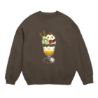 しいくいんのパンダのパフェ Crew Neck Sweatshirt