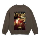 yukashanyのキラキラカクテル Crew Neck Sweatshirt