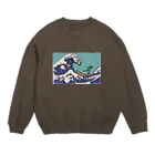 tamaccoの井の中の蛙、大海を知った。 Crew Neck Sweatshirt