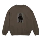 SUZURI de ぺこやのボーダーに囚われし身 Crew Neck Sweatshirt