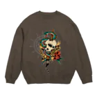 MackToons A.K.A カキ天のDrawing Hell Crew Neck Sweatshirt