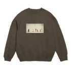 Shunicoの陽性　陰性 Crew Neck Sweatshirt