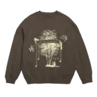 ワルツ通りのミュゼット市場のとねりこの木の下で(クリーム) Crew Neck Sweatshirt