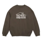 AKETAMA OFFICIAL GOODSのお家に帰りたい（白） Crew Neck Sweatshirt