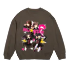 Luckyのみゅー☆スター Crew Neck Sweatshirt