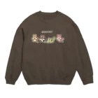 995(ｷｭｳｷｭｳｺﾞ)のクルトンfriends【白フチ有】 Crew Neck Sweatshirt