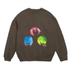 yoshiisan738のマステガール（顔白） Crew Neck Sweatshirt