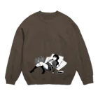 AkiAkaneの寝っころGIRL vol.4『小石倉かな子』 Crew Neck Sweatshirt