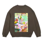 ituko*tukiyama-khの335★​月​山​い​つ​こ​作​品​●​羽和​■夏海野​★​H​i​m​e​1​5  Crew Neck Sweatshirt