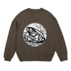 有明ガタァ商会のムール貝 Crew Neck Sweatshirt