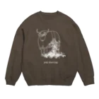 risacanのyak shaving for darker color Crew Neck Sweatshirt