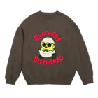 のんつ屋の毎日おめでと Crew Neck Sweatshirt