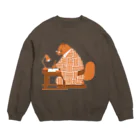 Amiの文豪狸 Crew Neck Sweatshirt