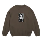 kinalienのスタチューなコラージュ Crew Neck Sweatshirt