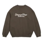 ODAWARA POSER SKATEBOARDINGのODAWARAPOSERオシャレロゴシリーズ(白文字) Crew Neck Sweatshirt