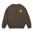 S2kun ハートくん SHOPのHeart-kunスマイル Crew Neck Sweatshirt