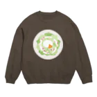 cotton-berry-pancakeのシーザーサラダちゃん Crew Neck Sweatshirt