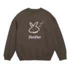 うさくら屋のおよぐうさくら (W) Crew Neck Sweatshirt