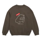 amemugi（あめむぎ）の人間の相手に疲れた猫 Crew Neck Sweatshirt