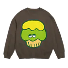 世紀末事件のかっぷけーきさん(クリームのせ) Crew Neck Sweatshirt