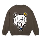 きくのらくがきのこりゃマイッタ！　きく Crew Neck Sweatshirt