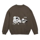 AkiAkaneの寝っころGIRL vol.5『谷宮いづ美』＆愛犬『ダイス』 Crew Neck Sweatshirt