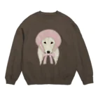 LaminaのSaluki×ベレー帽 Crew Neck Sweatshirt