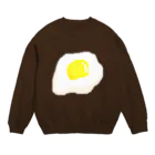 AさんのSUZURIアトリエのめだまやき。 Crew Neck Sweatshirt