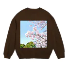 アドンの店のさくら Crew Neck Sweatshirt