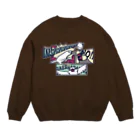 もしもしこちら文鳥のアメコミ文鳥 Crew Neck Sweatshirt