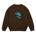 kyohei hasegawaの犬のゴーストちゃん Crew Neck Sweatshirt