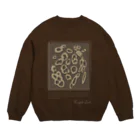 chiho_seal_shopのワモン アザラシ 柄 ブラウン Ringed seal pattern Brown スウェット