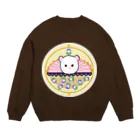 スフィンクスの  クマとハナ Crew Neck Sweatshirt