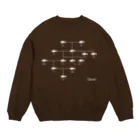 大田デザインの【与論産】オジサン家系図 Crew Neck Sweatshirt