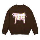 猫とアートと。のわたしモゥおしゃれしたいの。 Crew Neck Sweatshirt