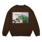 GOMENNEのネグレクトされる観賞用植物 Crew Neck Sweatshirt