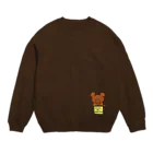 hiyoko_no_omiseのhiyoko no omise kuma Crew Neck Sweatshirt