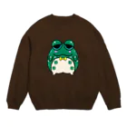 nyandaful storeの春吾朗 Crew Neck Sweatshirt