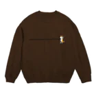 真希ナルセ（マキナル）のイヤイヤ柴犬（赤柴） Crew Neck Sweatshirt